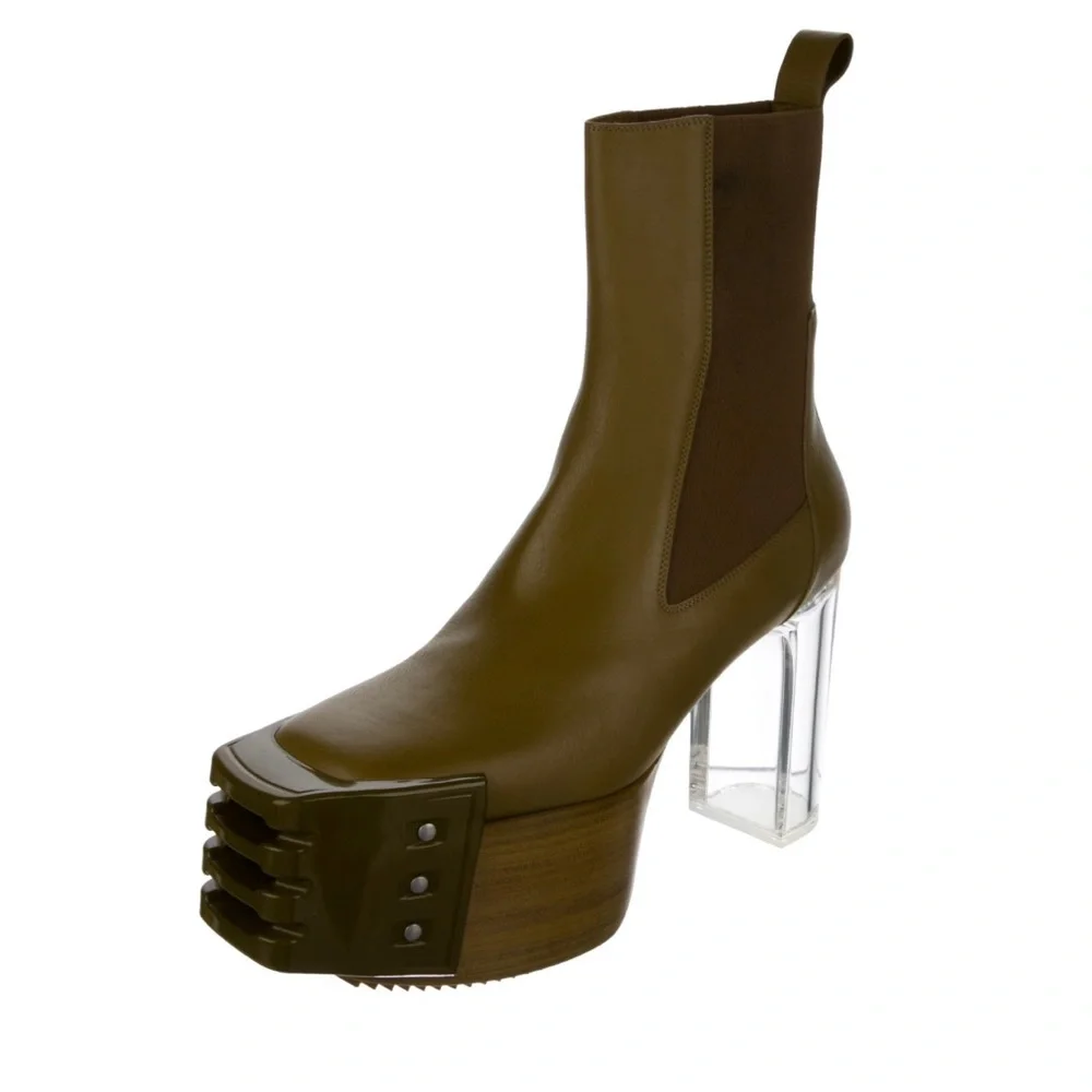 RICK OWENS BOOTIES - Picture 3 of 5